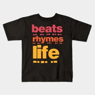 Beats Rhymes Life 34.0 Kids T-Shirt